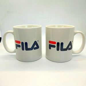 Set of 2 Fila Coffee Cup Mugs